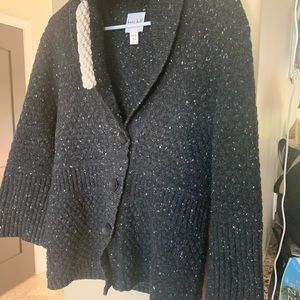 A Dark Gray Cardigan